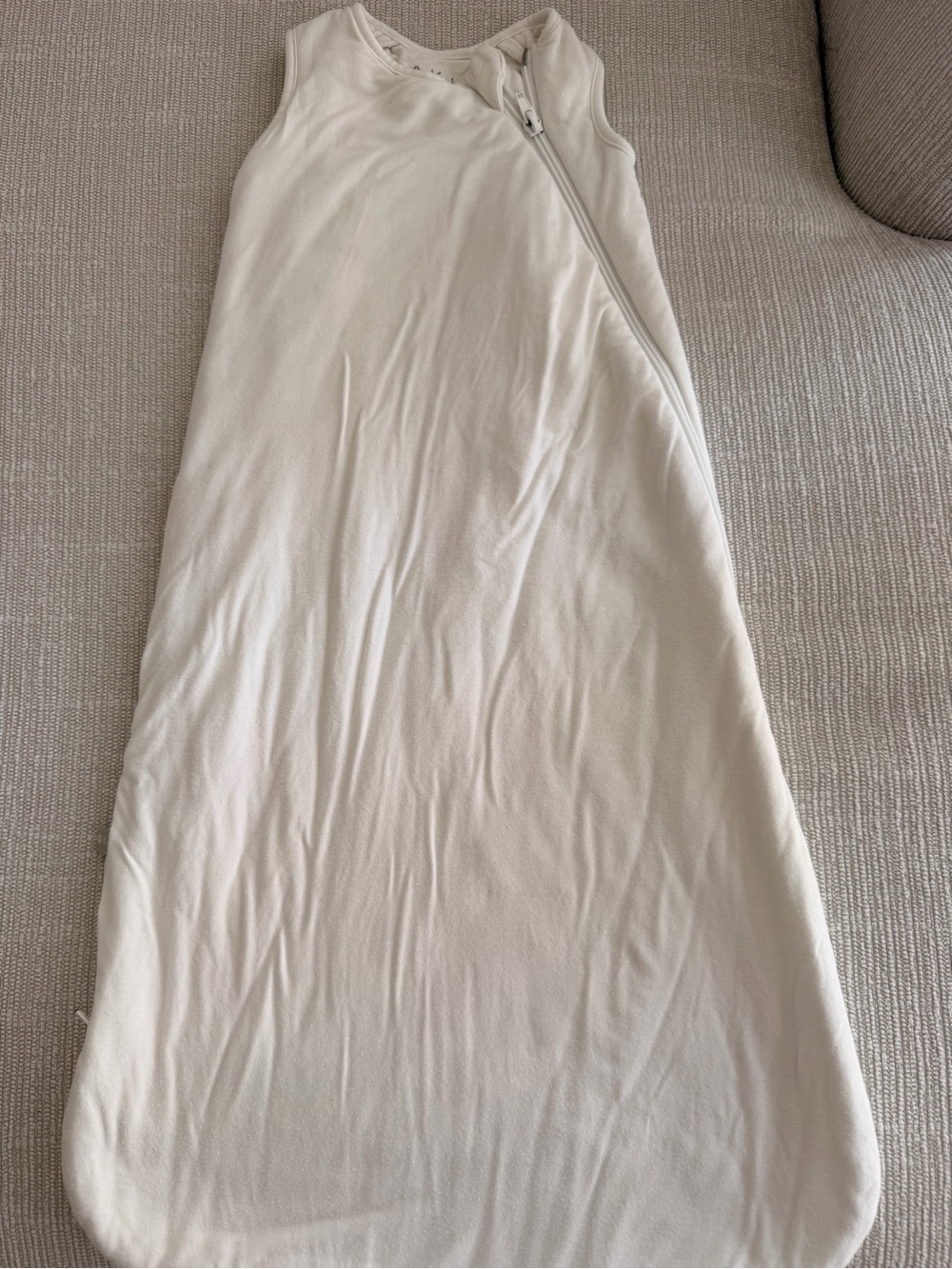 Kyte BABY White Sleeveless Wearable Blanket Sleepsack with Zipper